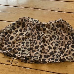 Cheetah print skirt size M
